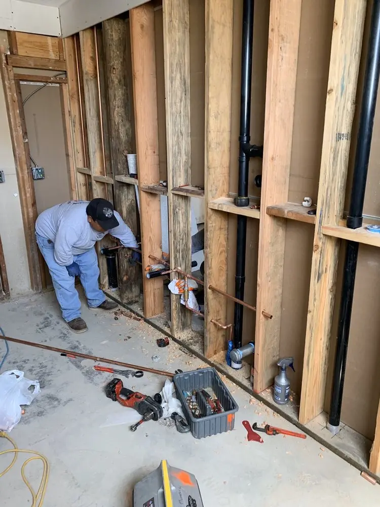 Commercial rough-in plumbing for Water Heater Replacement in Merrydale